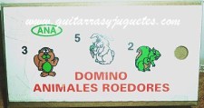 domino animales roedores